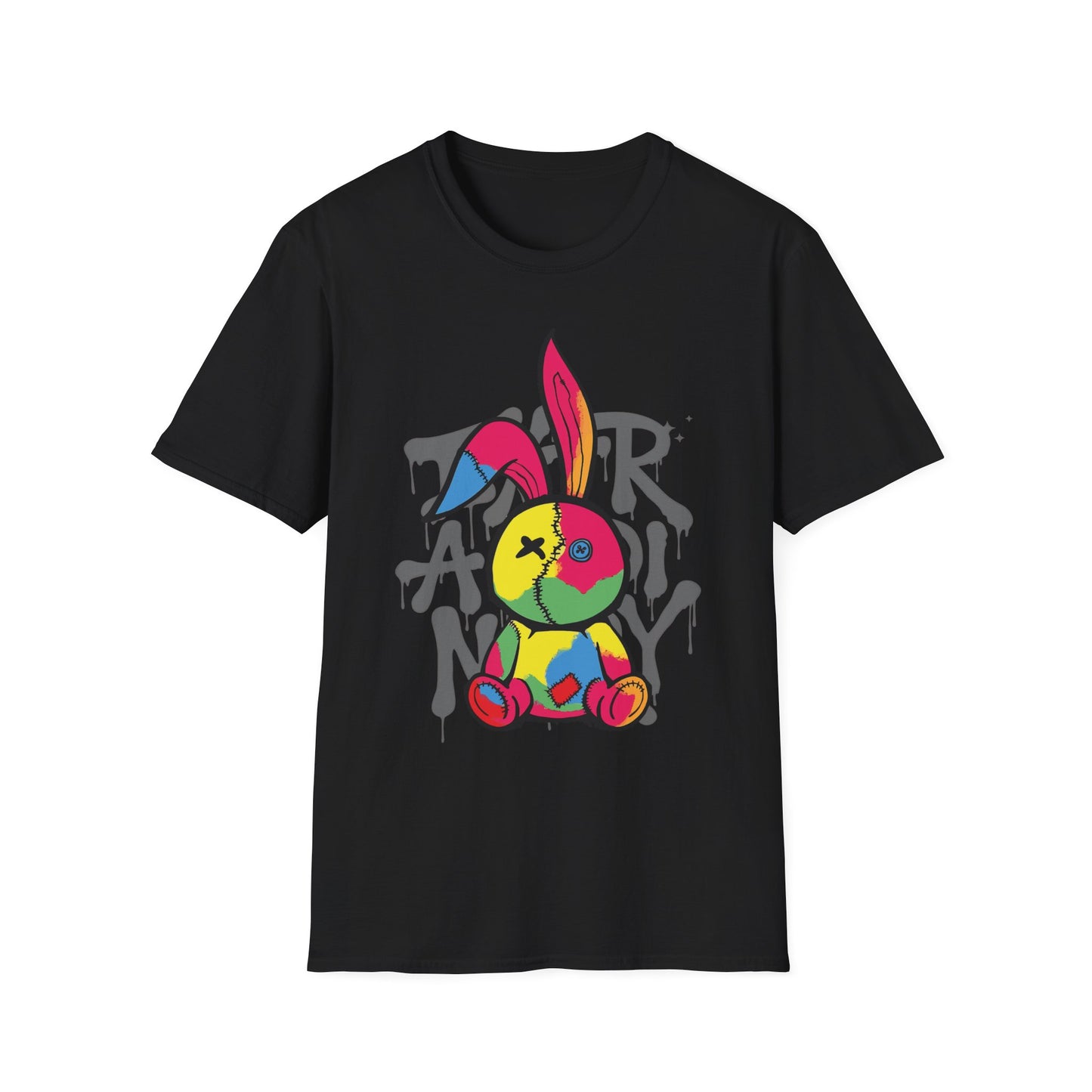 Multi-Colored Street Rabbit - T-Shirt - Blount Custom Creations