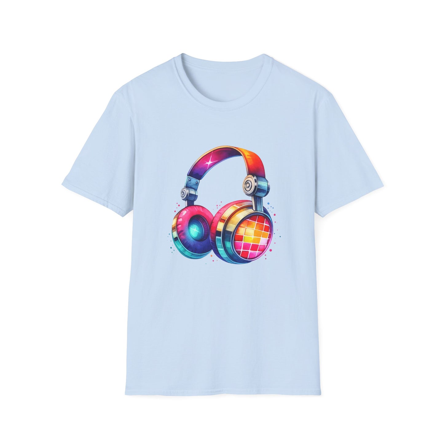 Colorful Headphones - T-Shirt - Blount Custom Creations