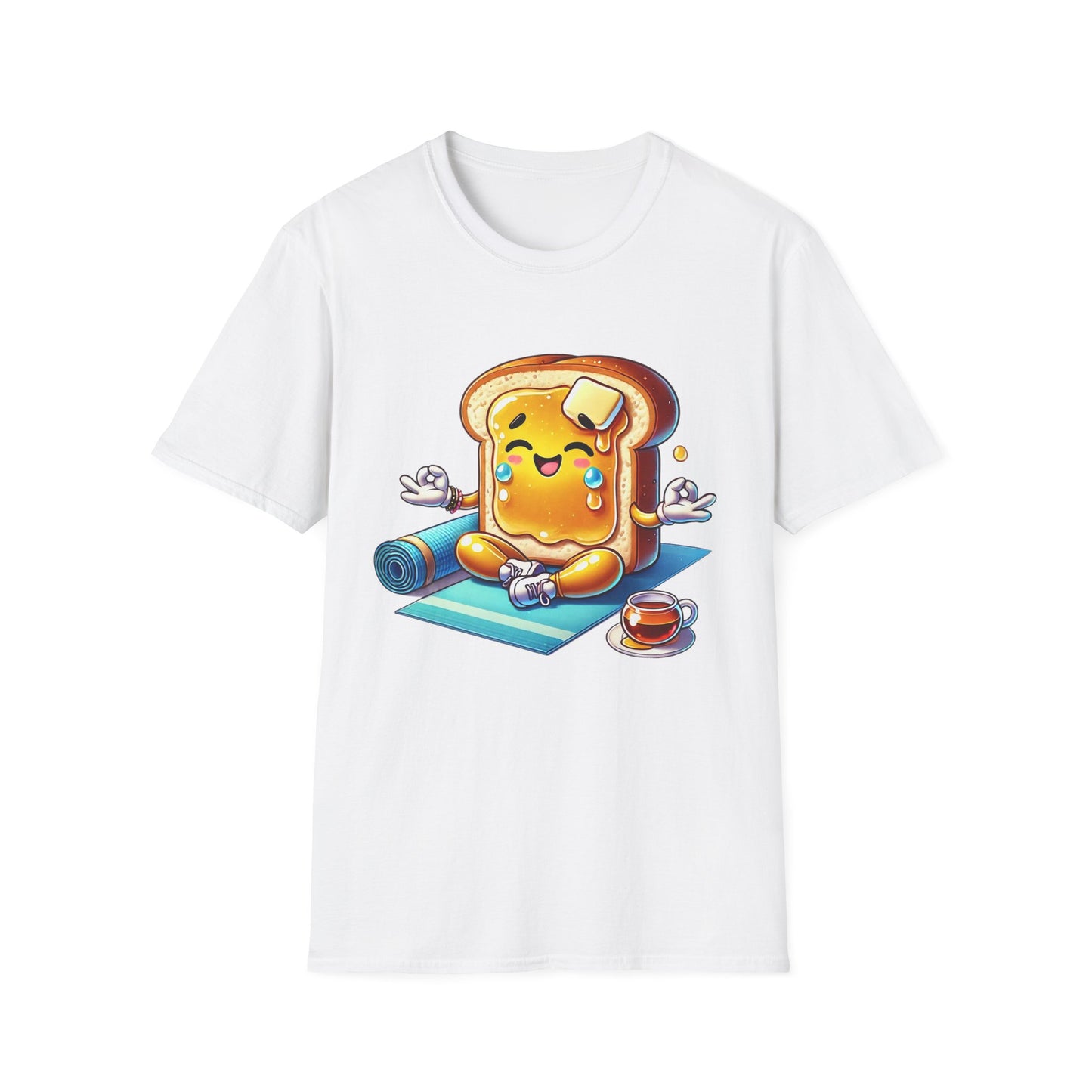 Buttered Toast Doing Yoga - T-Shirt - Blount Custom Creations