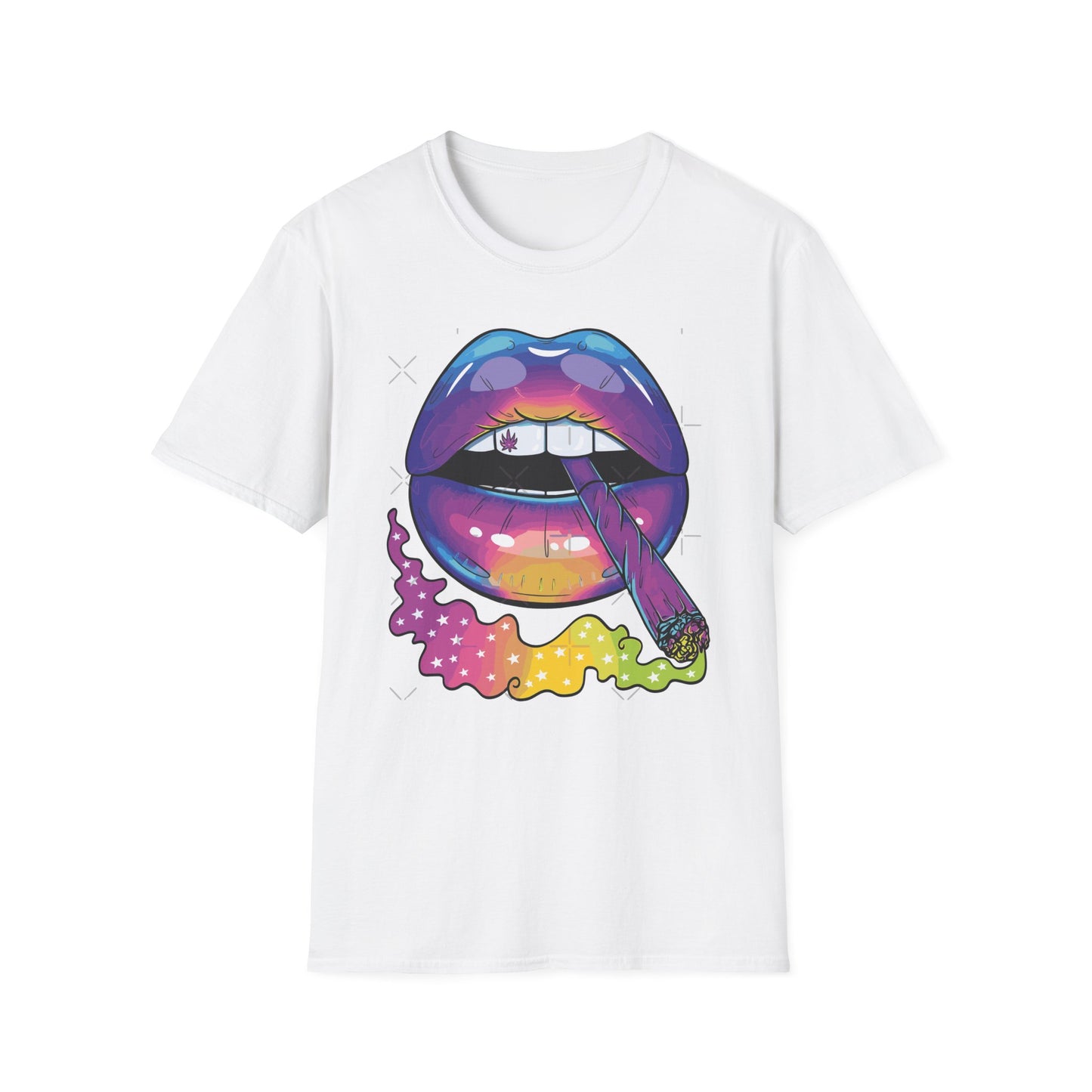 Smoking Colorful Lips - T-Shirt - Blount Custom Creations