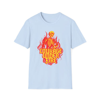 Courage Under Fire Skeleton - T-Shirt - Blount Custom Creations