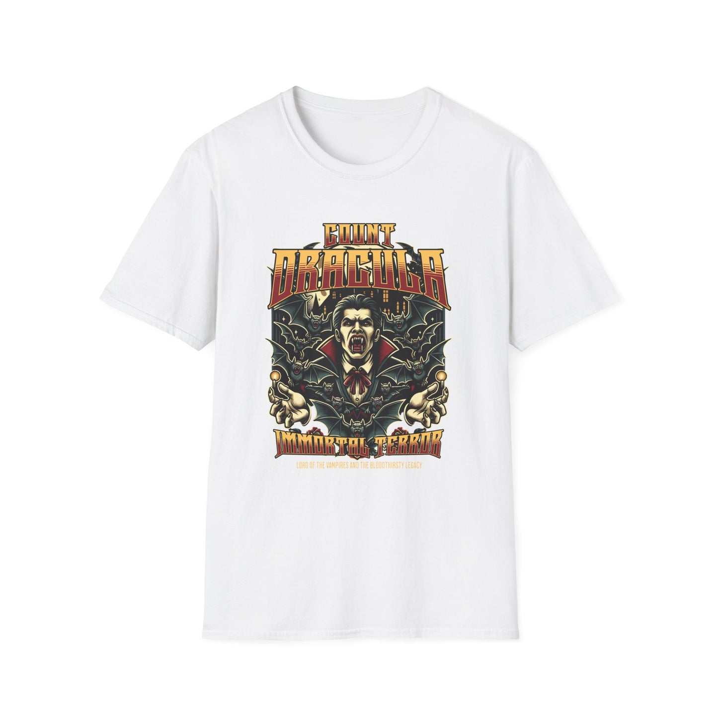 Count Dracula Immortal Terror - T-Shirt - Blount Custom Creations