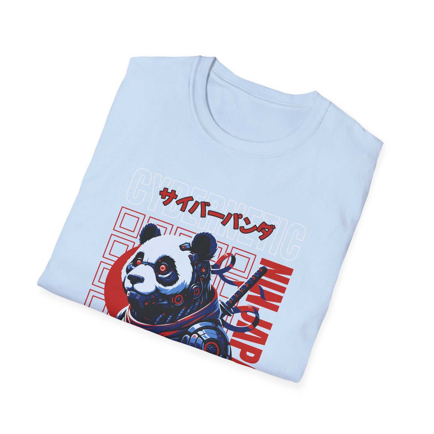 Cybernetic Ninja Panda Stealth Master - T-Shirt - Blount Custom Creations