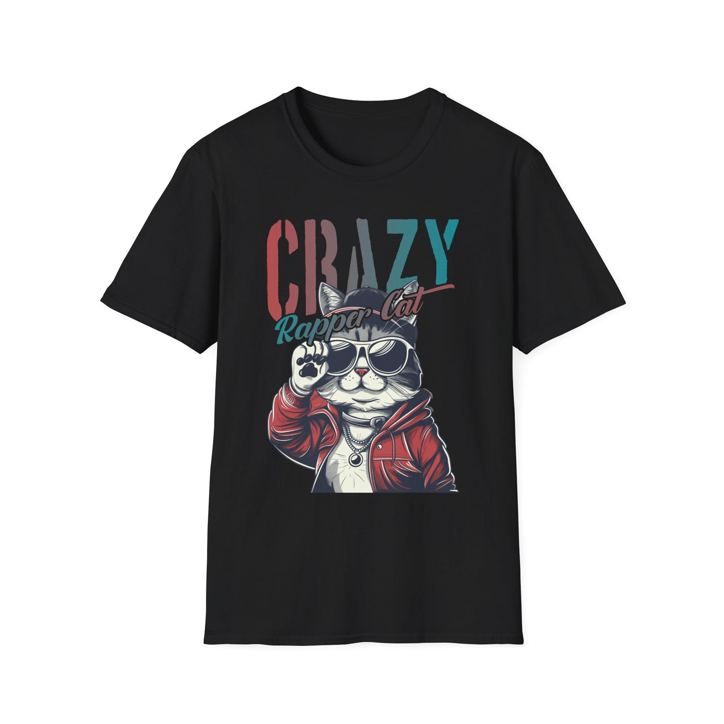 Crazy Rapper Cat - T-Shirt - Blount Custom Creations