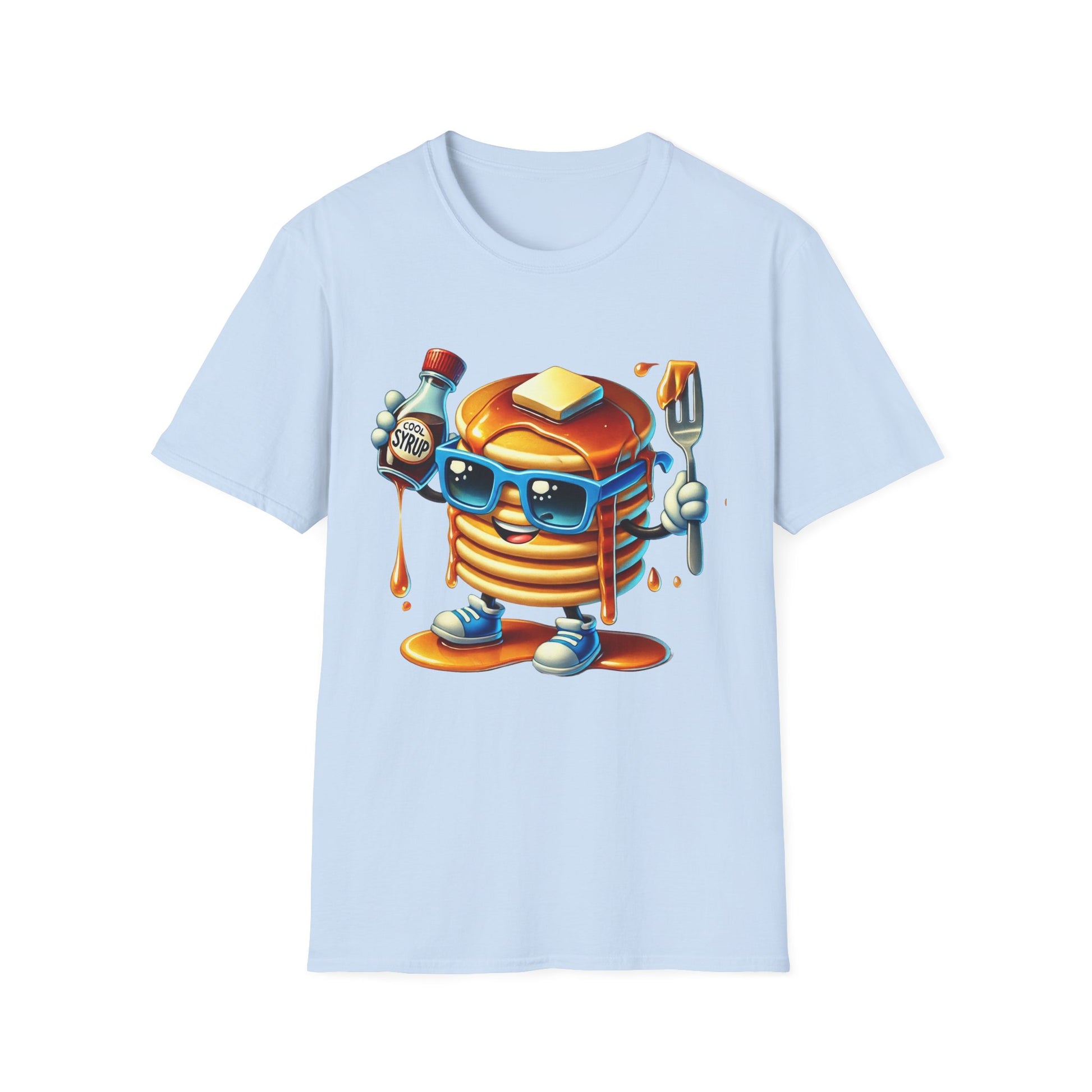 Stack of Pancakes with Syrup - T-Shirt - Blount Custom Creations