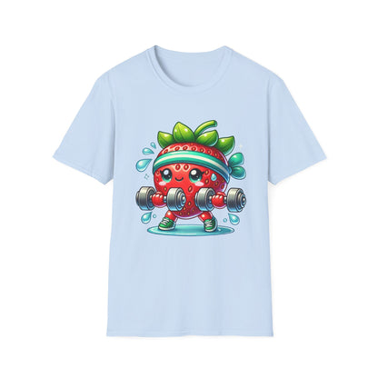 Strawberry Sweating While Working Out - T-Shirt - Blount Custom Creations