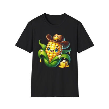 Wild Corn Cowboy with Butter - T-Shirt - Blount Custom Creations