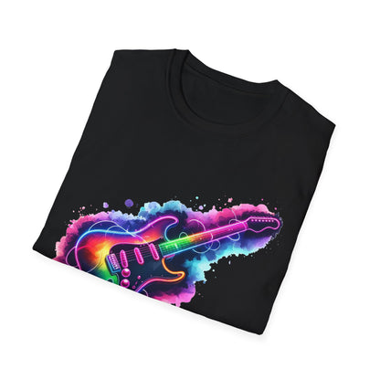 Glowing Electric Guitar - T-Shirt - Blount Custom Creations