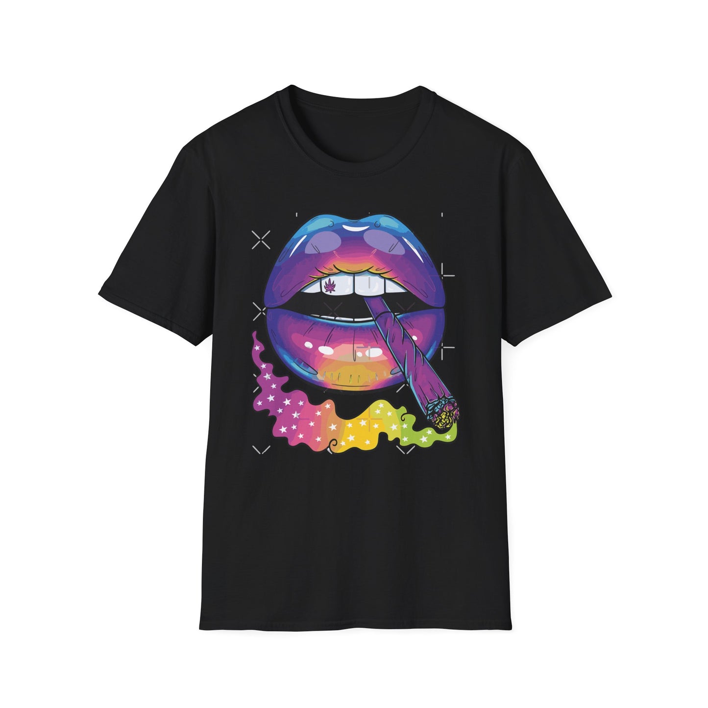 Smoking Colorful Lips - T-Shirt - Blount Custom Creations