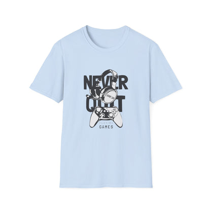 Never Quit Playing Games - T-Shirt - Blount Custom Creations