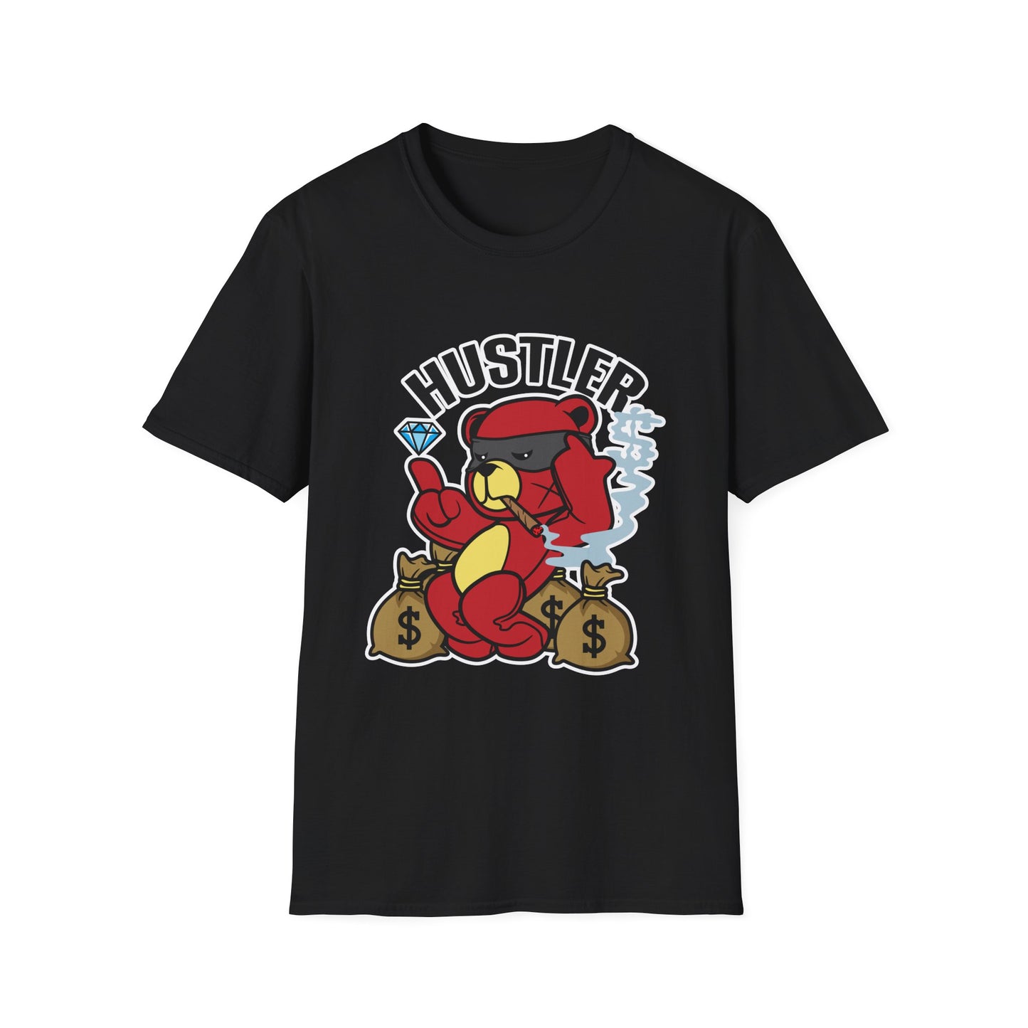 Hustler Bear Streetwear - T-Shirt - Blount Custom Creations