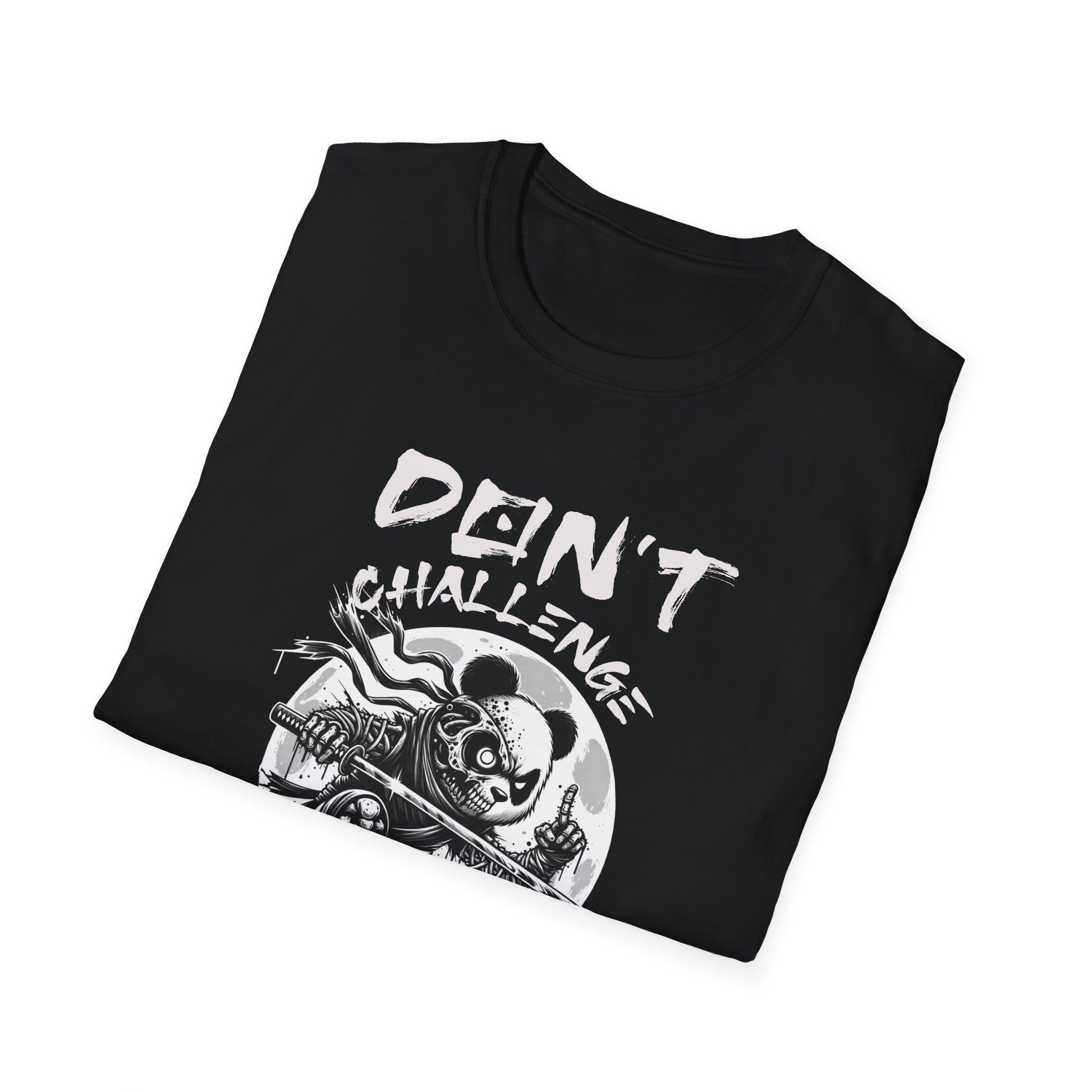 Don't Challenge My Blade Panda - T-Shirt - Blount Custom Creations