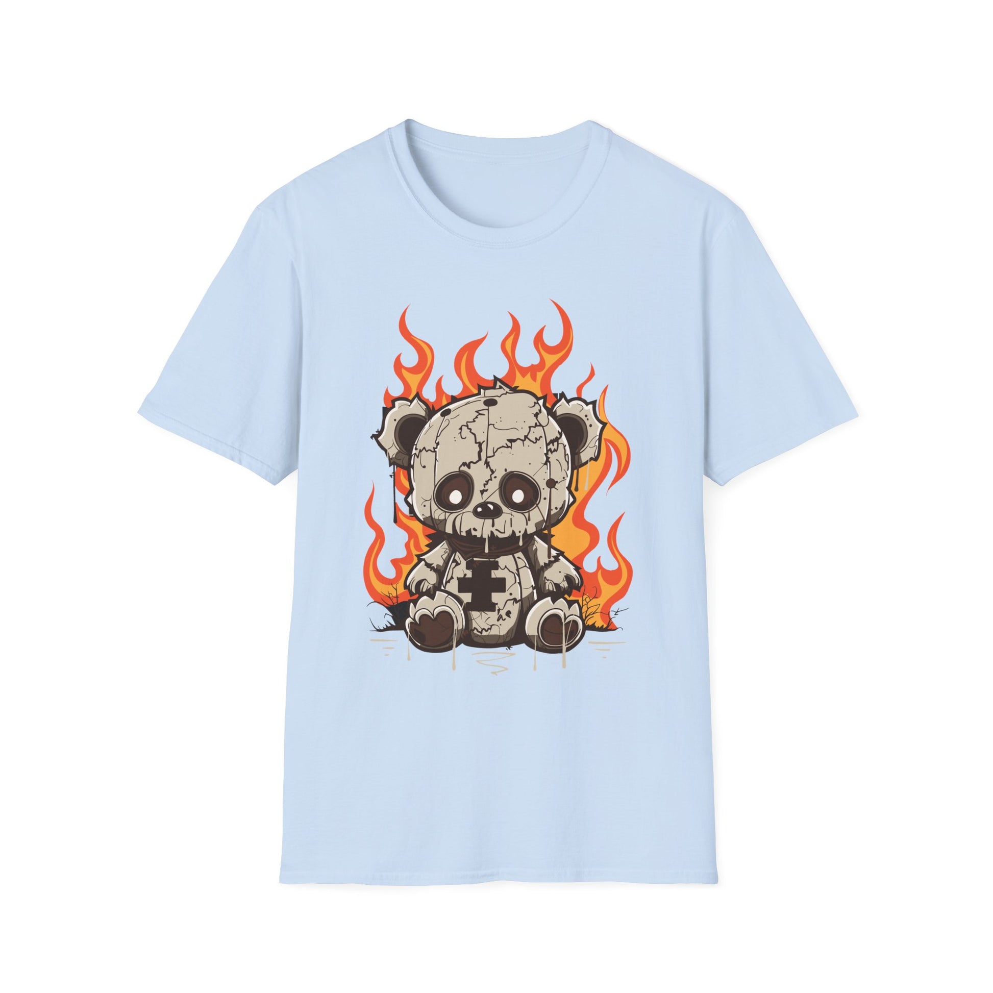 Teddy Bear on Fire - T-Shirt - Blount Custom Creations