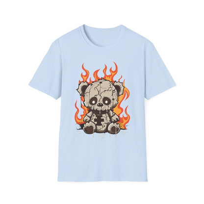 Teddy Bear on Fire - T-Shirt - Blount Custom Creations