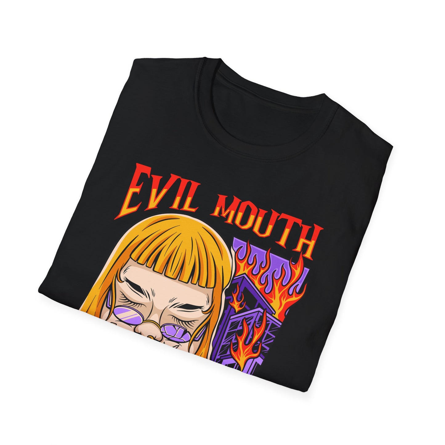 Evil Mouth Destroy the City - T-Shirt - Blount Custom Creations