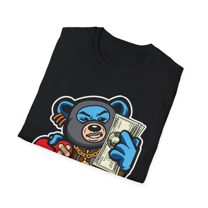 Heartless Gangster Bear Streetwear - T-Shirt - Blount Custom Creations