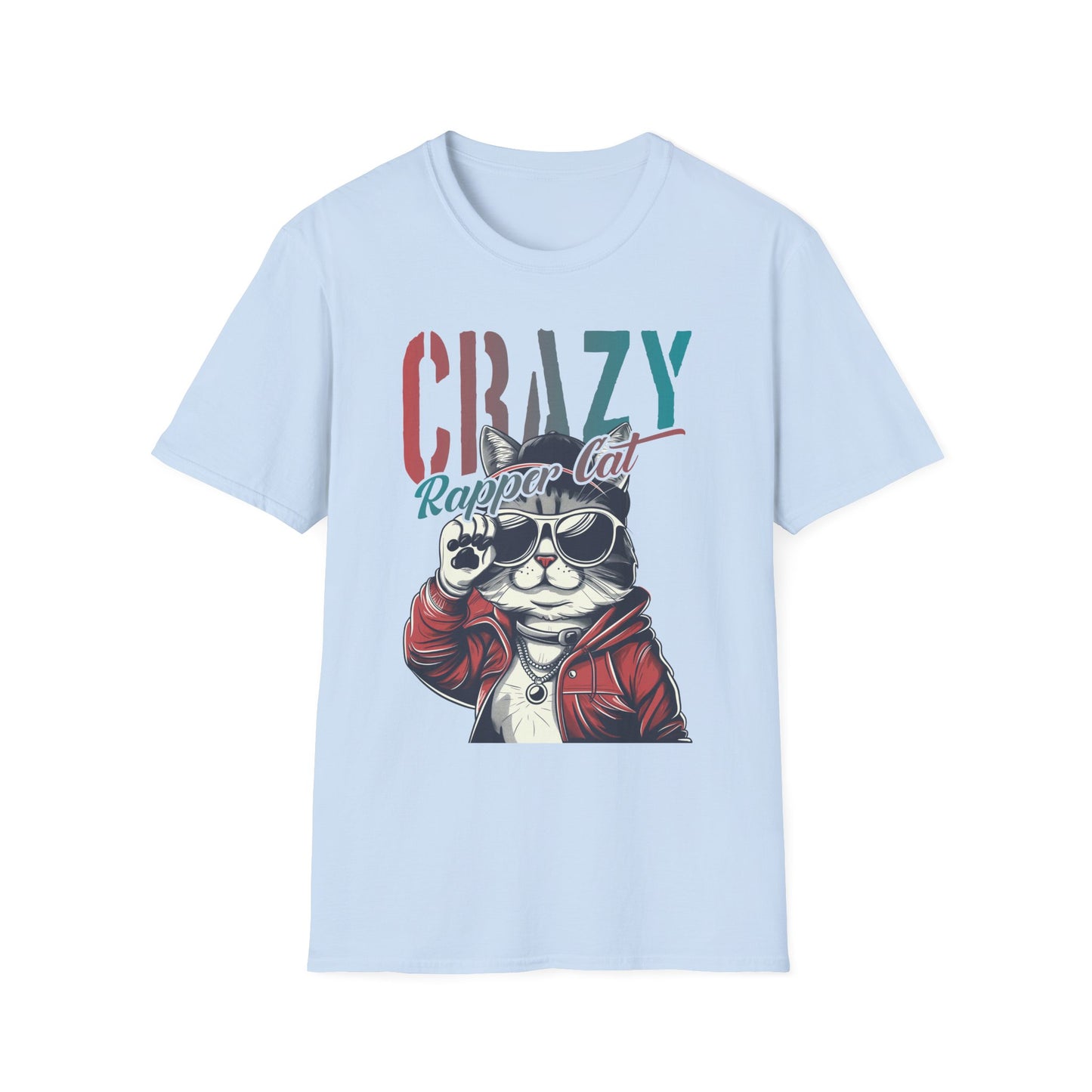 Crazy Rapper Cat - T-Shirt - Blount Custom Creations