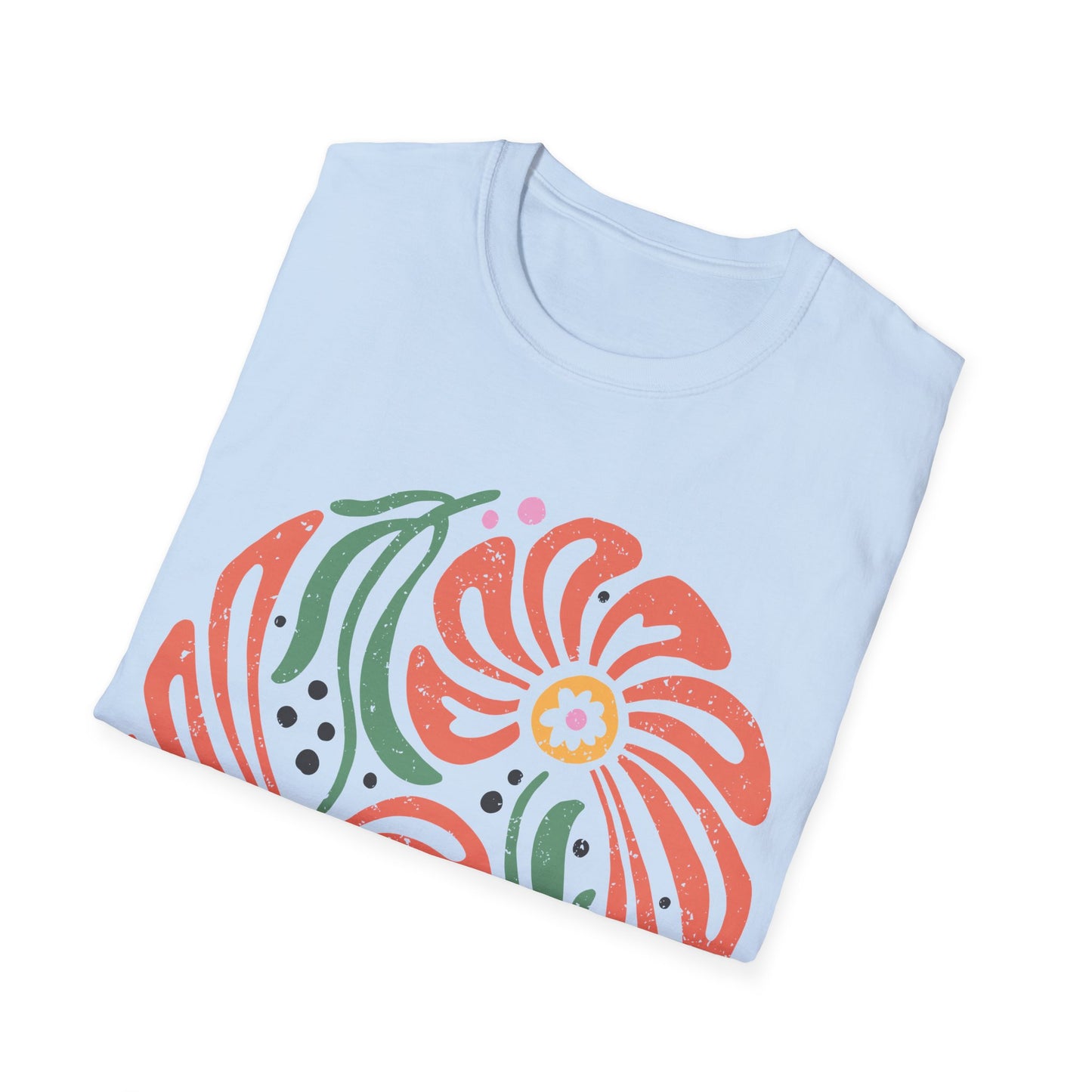 Distressed Flower Focus on the Good - T-Shirt - Blount Custom Creations