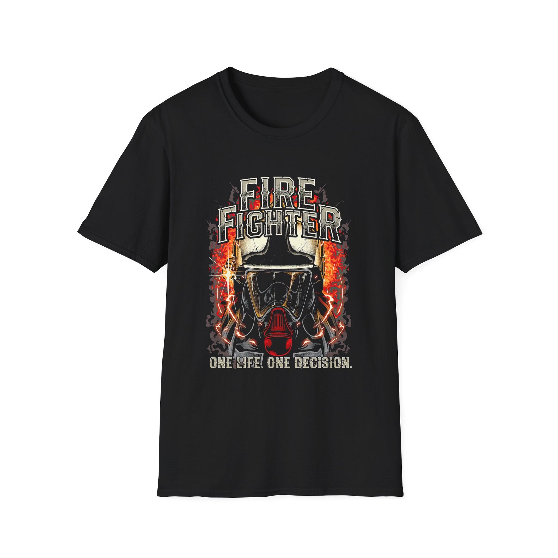 Firefighter One Life One Decision - T-Shirt - Blount Custom Creations