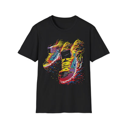 Colorful Tennis Shoes Streetwear - T-Shirt - Blount Custom Creations