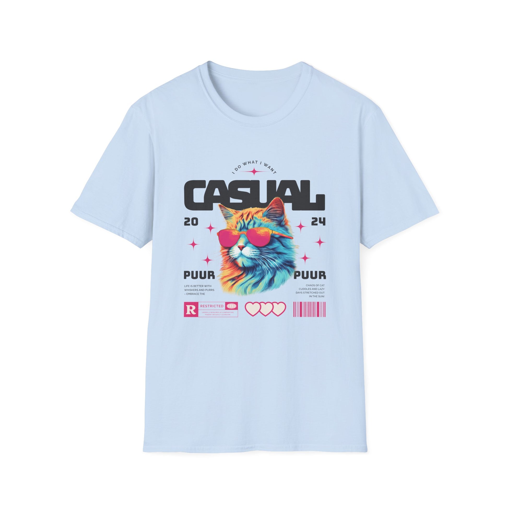 Casual Cat - T-Shirt - Blount Custom Creations