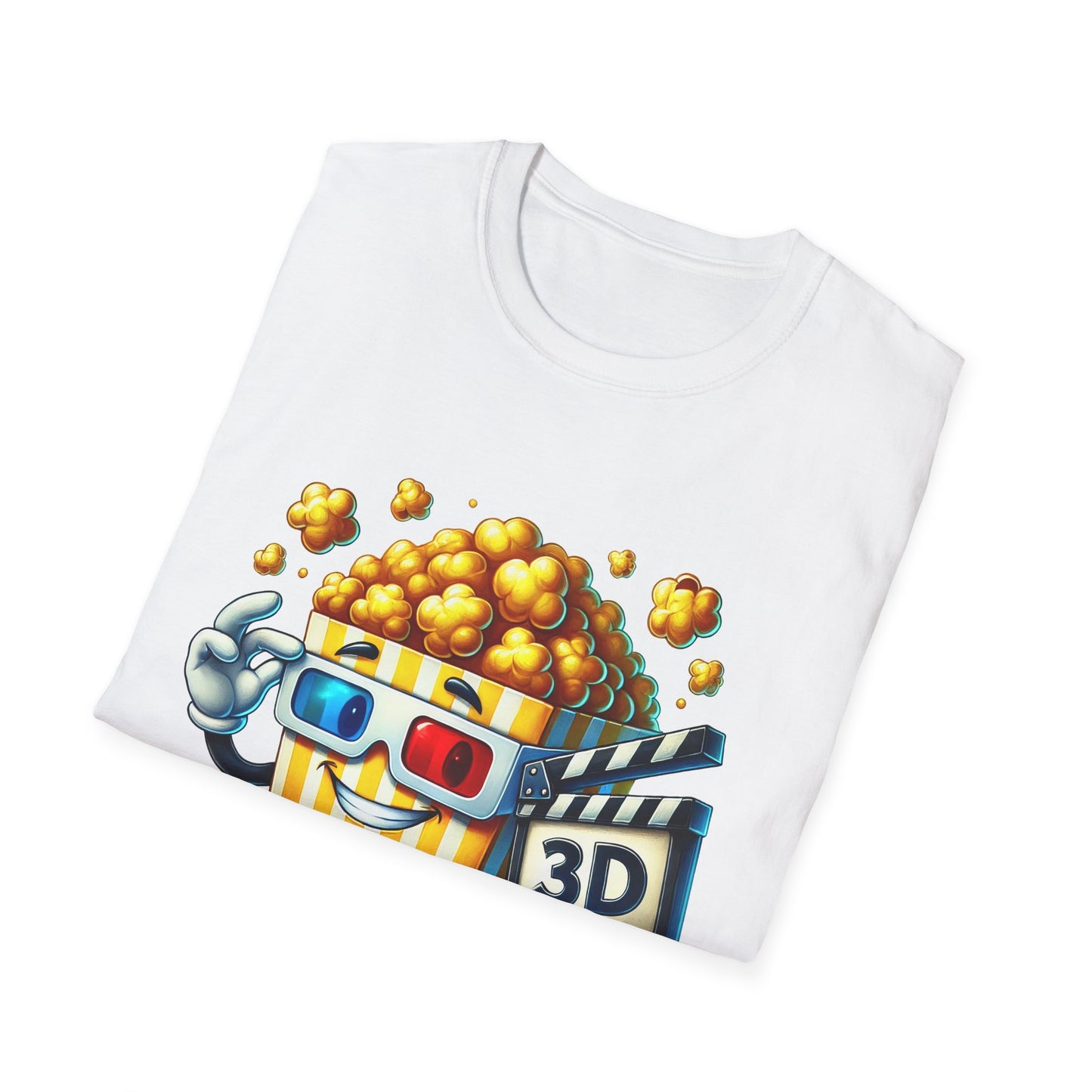 3D Popcorn - T-Shirt - Blount Custom Creations