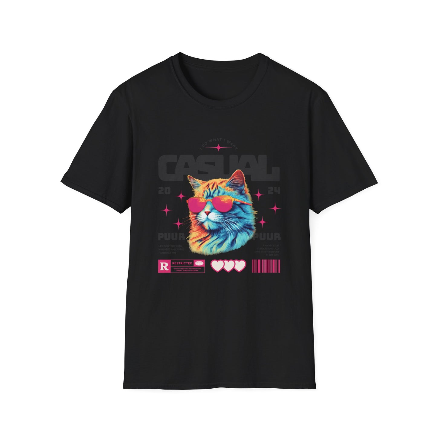 Casual Cat - T-Shirt - Blount Custom Creations