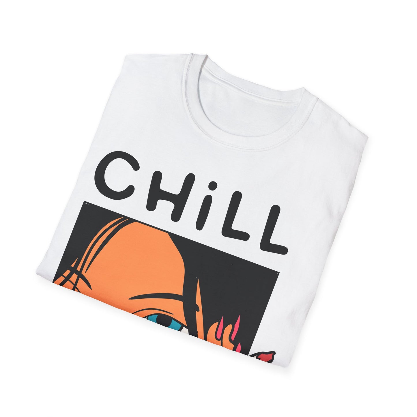 Chill with Woman Smoking Cigarette - T-Shirt - Blount Custom Creations