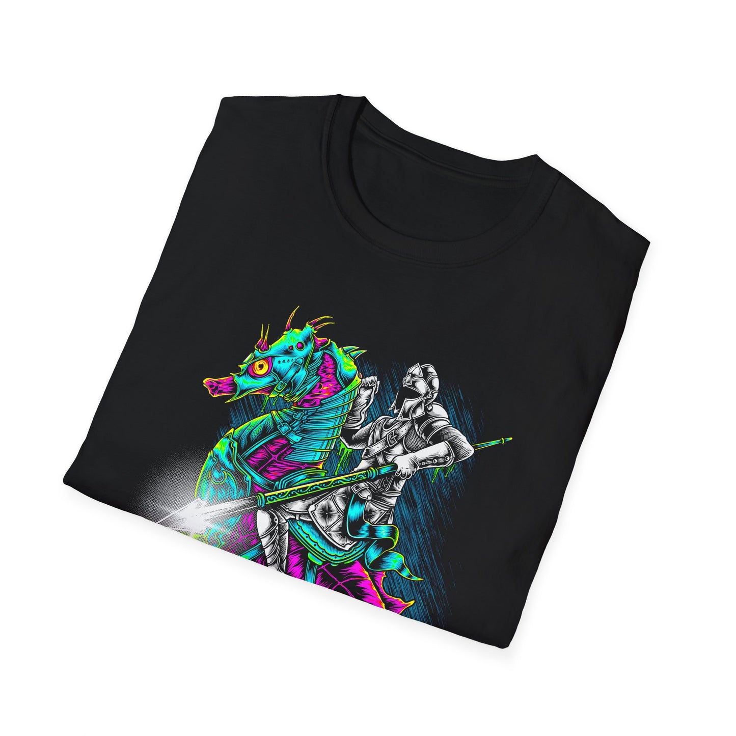 Armored Riding Sea-Horse - T-Shirt - Blount Custom Creations