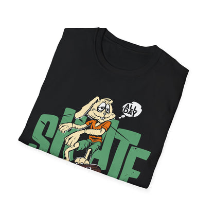 Skateboarding Rabbit - T-Shirt - Blount Custom Creations