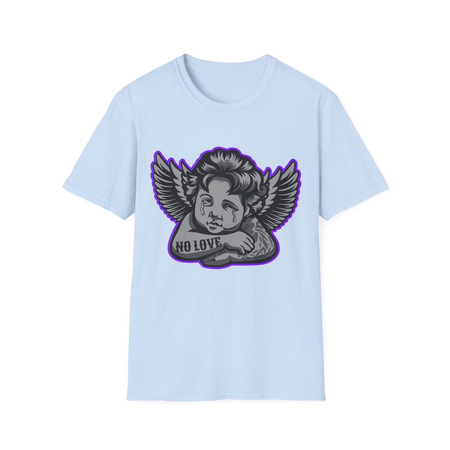 No Love Tattooed Baby Angel Streetwear - T-Shirt - Blount Custom Creations