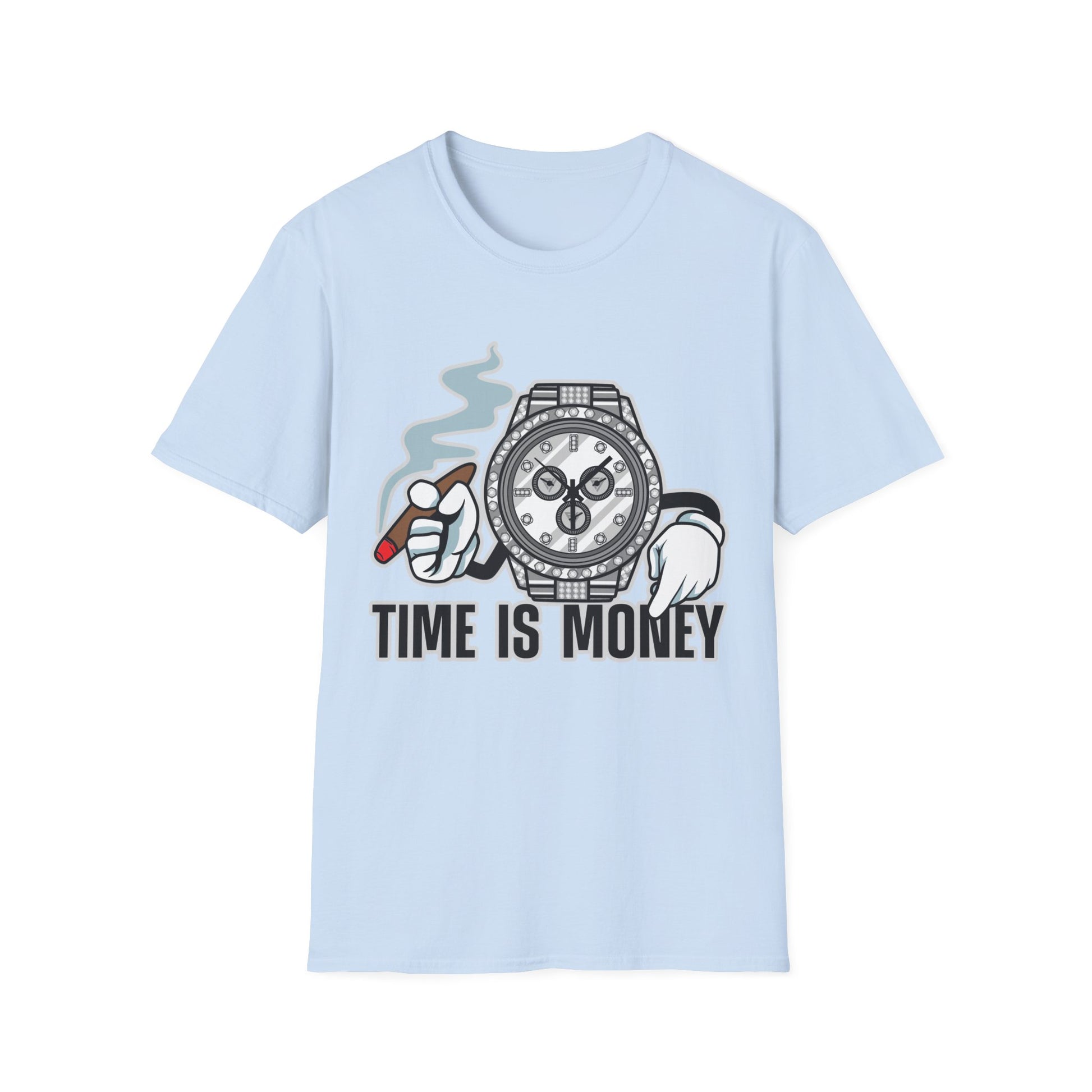 Watch Smoking Time is Money Streetwear - T-Shirt - Blount Custom Creations