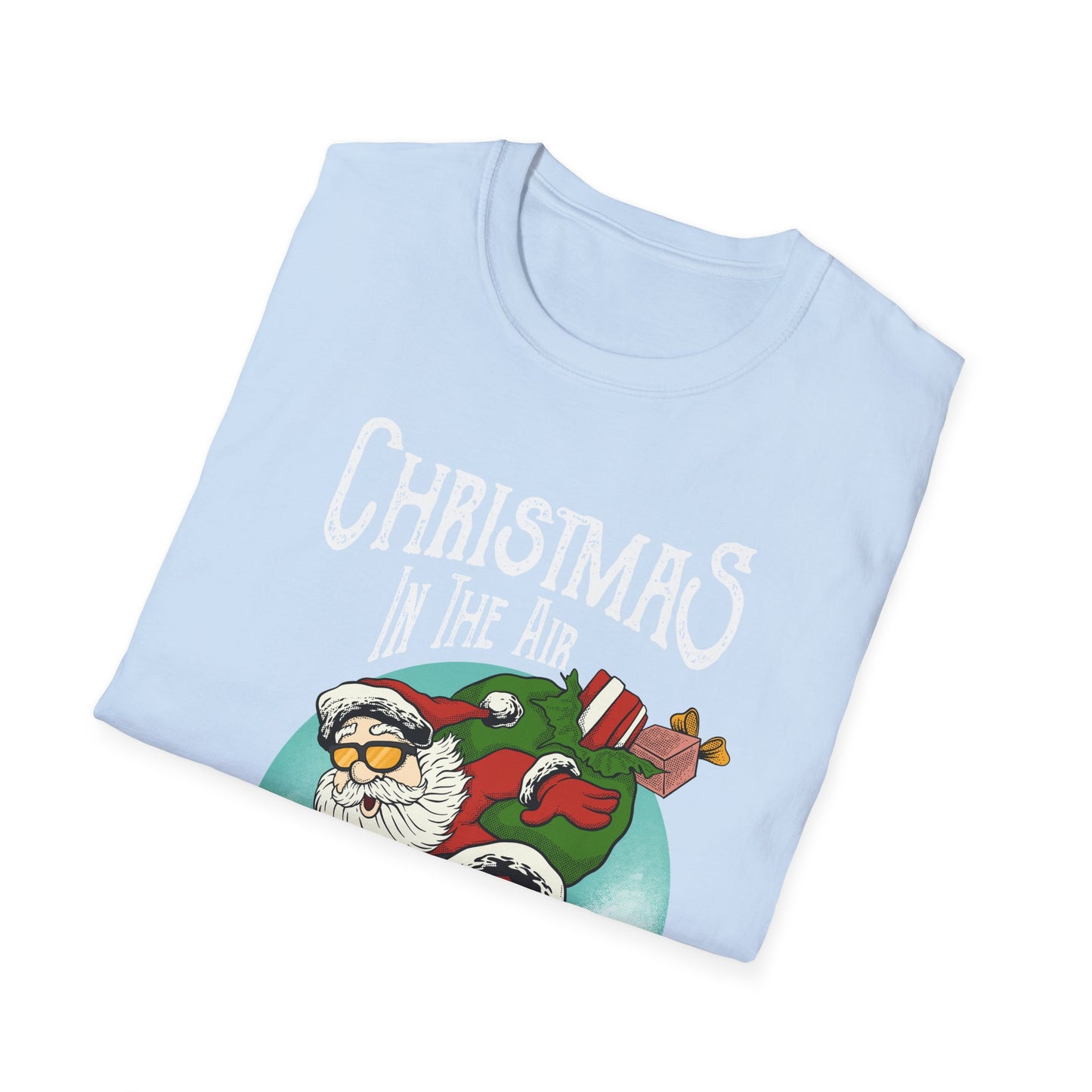 Christmas in the Air Santa Claus - T-Shirt - Blount Custom Creations