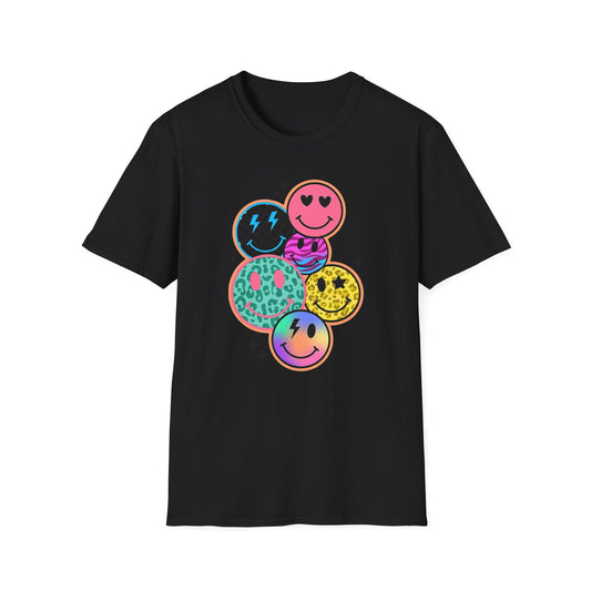 Group of Smiley Faces - T-Shirt - Blount Custom Creations