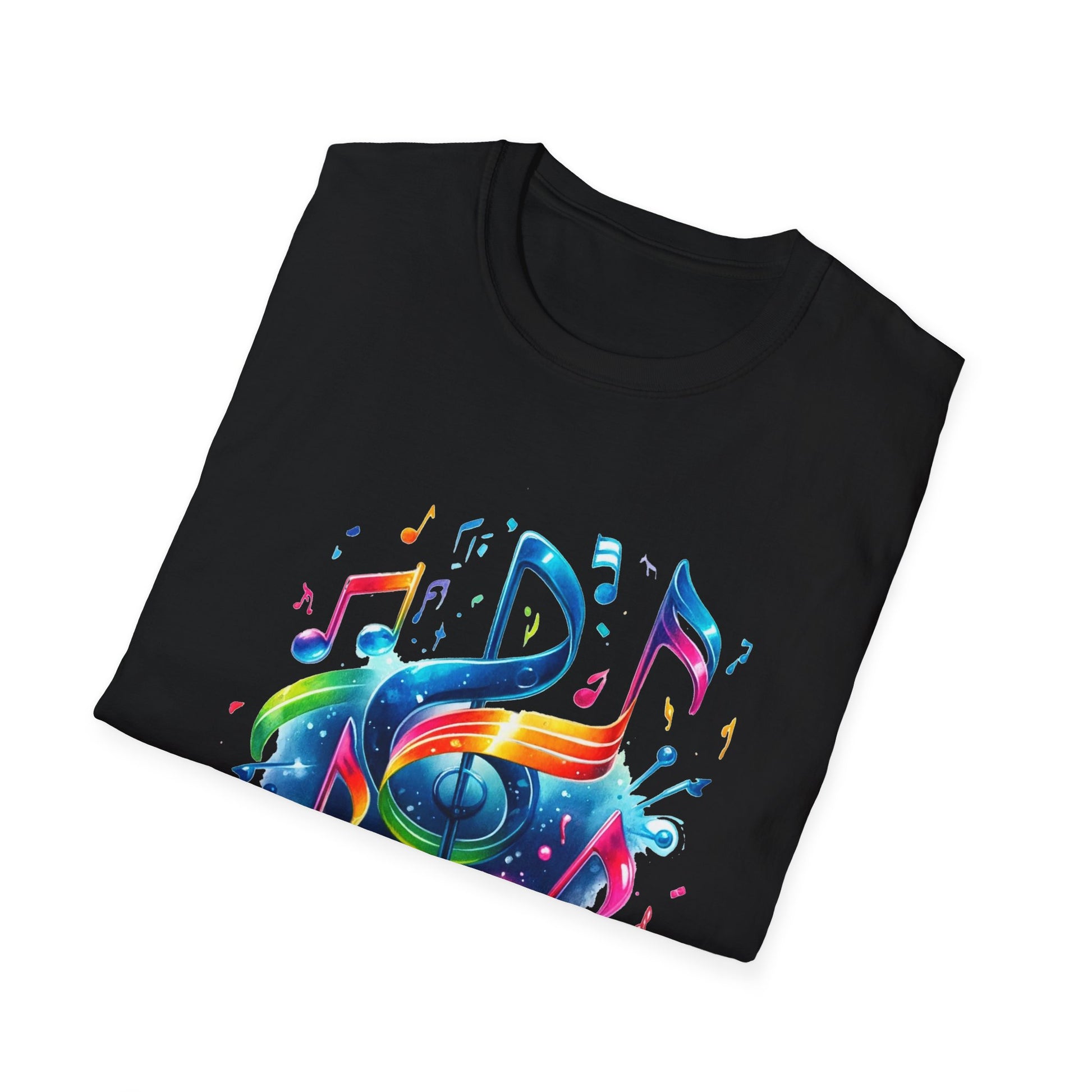 Colorful Music Notes - T-Shirt - Blount Custom Creations