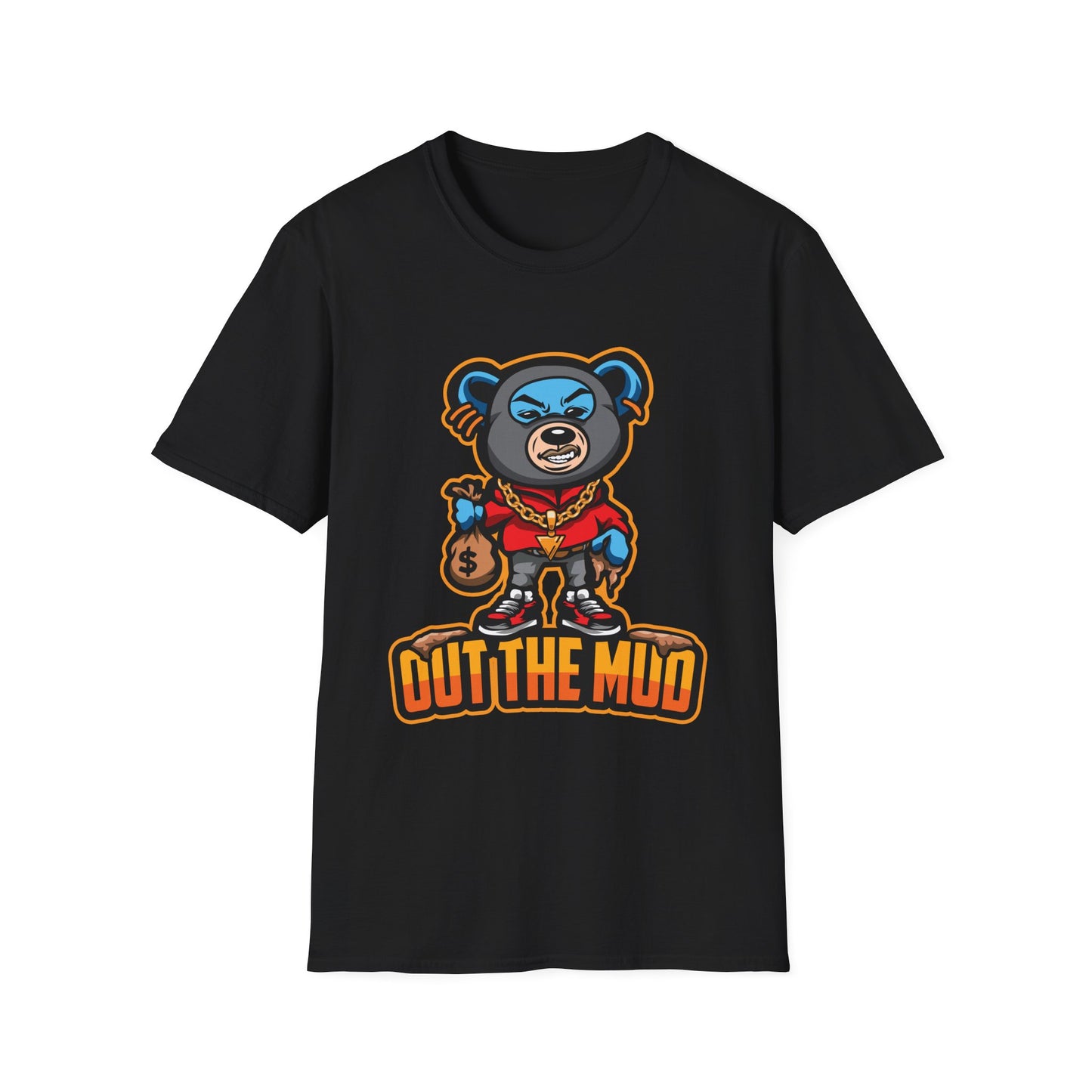 Out The Mud Gangster Bear Streetwear - T-Shirt - Blount Custom Creations