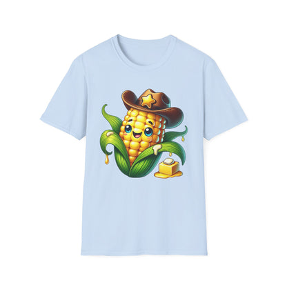 Wild Corn Cowboy with Butter - T-Shirt - Blount Custom Creations