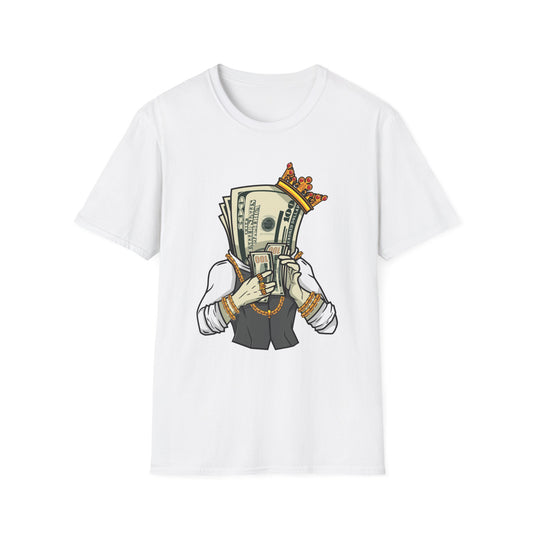 100 Dollar Bill Person with Crown Streetwear - T-Shirt - Blount Custom Creations