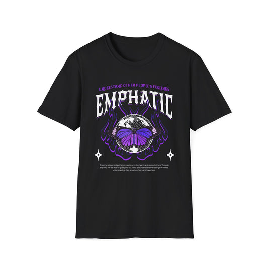 Emphatic with Butterfly - T-Shirt - Blount Custom Creations