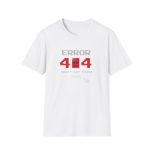 Error 404 Heart Not Found - T-Shirt - Blount Custom Creations