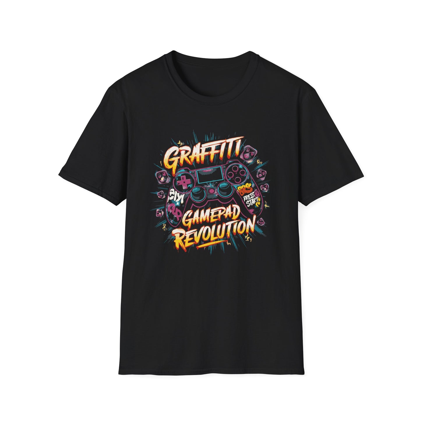 Graffiti Gamepad Revolution - T-Shirt - Blount Custom Creations