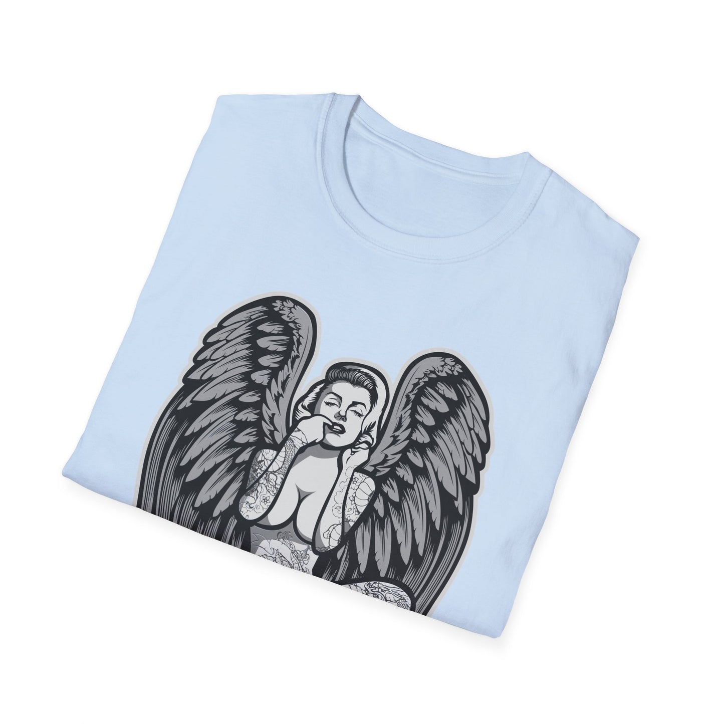 Tattooed Woman with Wings - T-Shirt - Blount Custom Creations