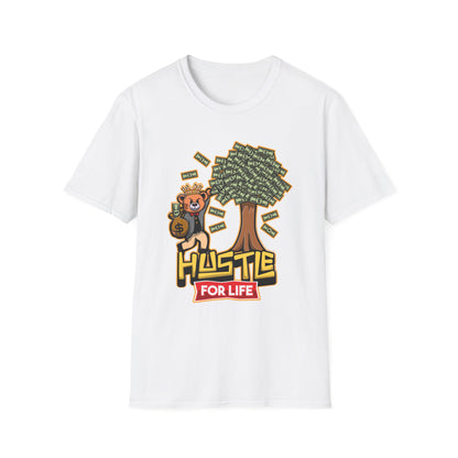 Hustle For Life Streetwear Bear - T-Shirt - Blount Custom Creations