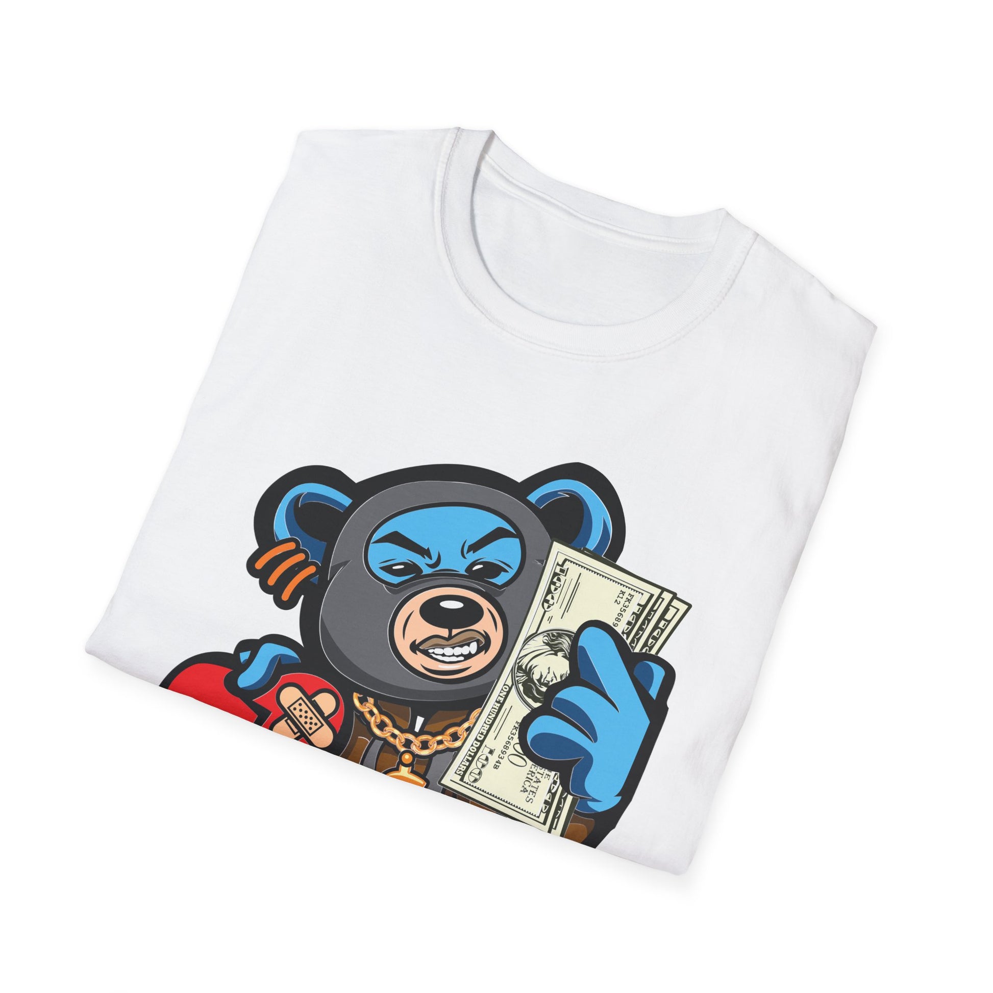 Heartless Gangster Bear Streetwear - T-Shirt - Blount Custom Creations