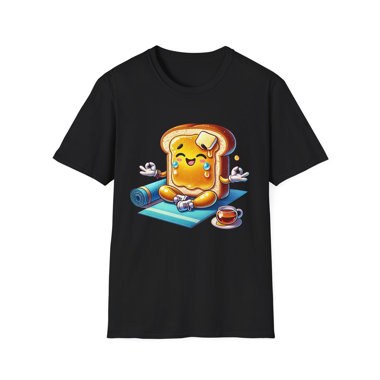 Buttered Toast Doing Yoga - T-Shirt - Blount Custom Creations