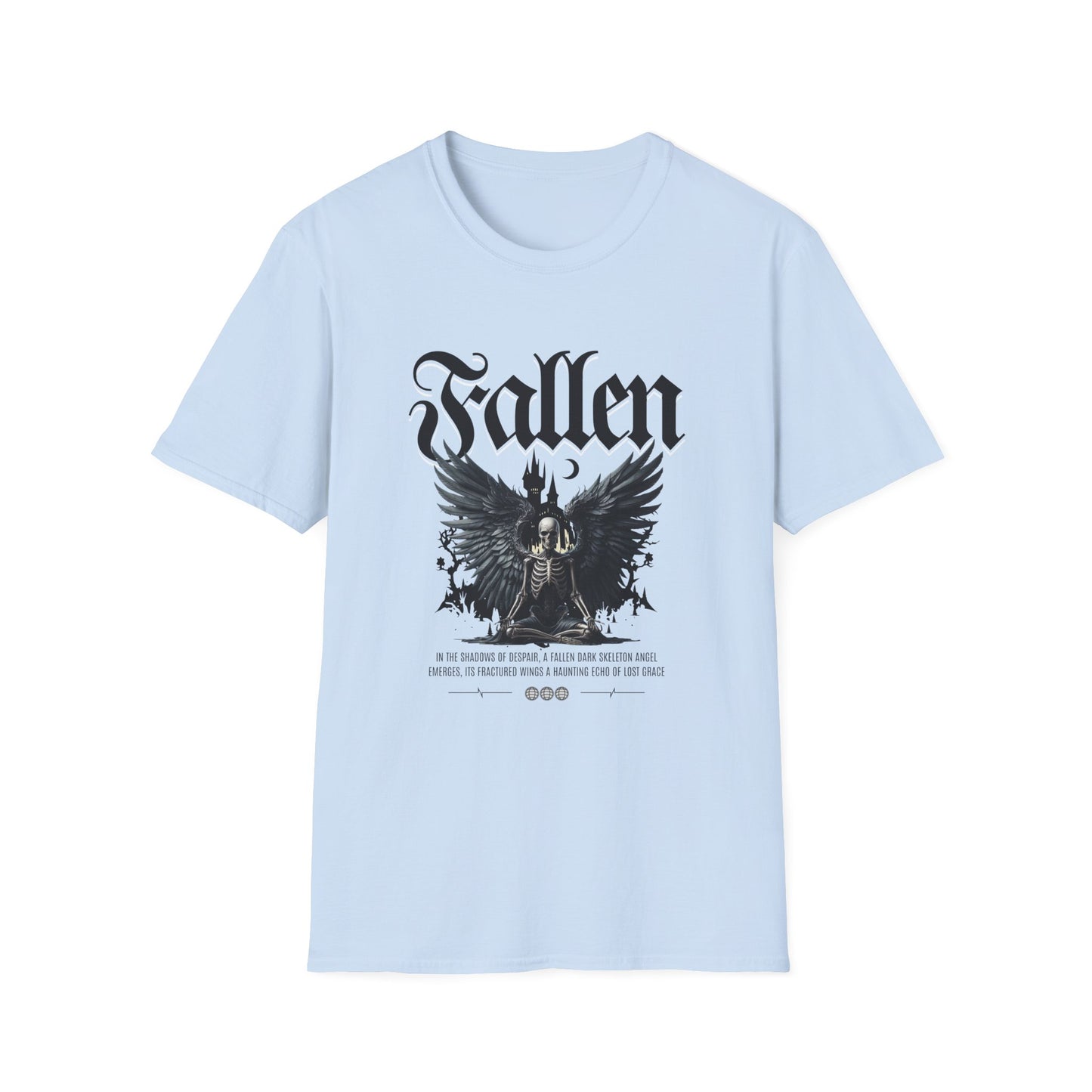 Fallen Skeleton Wings - T-Shirt - Blount Custom Creations