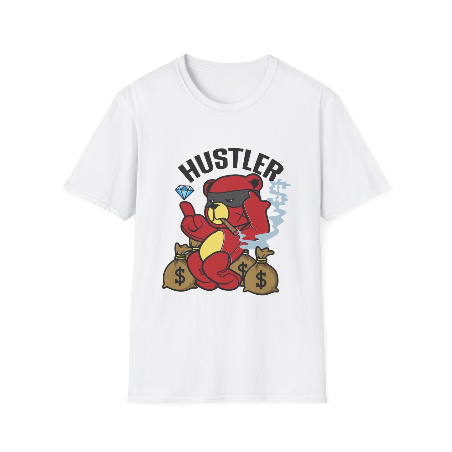 Hustler Bear Streetwear - T-Shirt - Blount Custom Creations