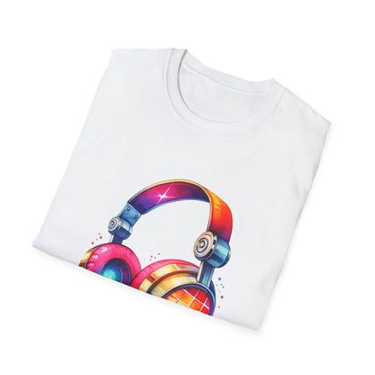 Colorful Headphones - T-Shirt - Blount Custom Creations