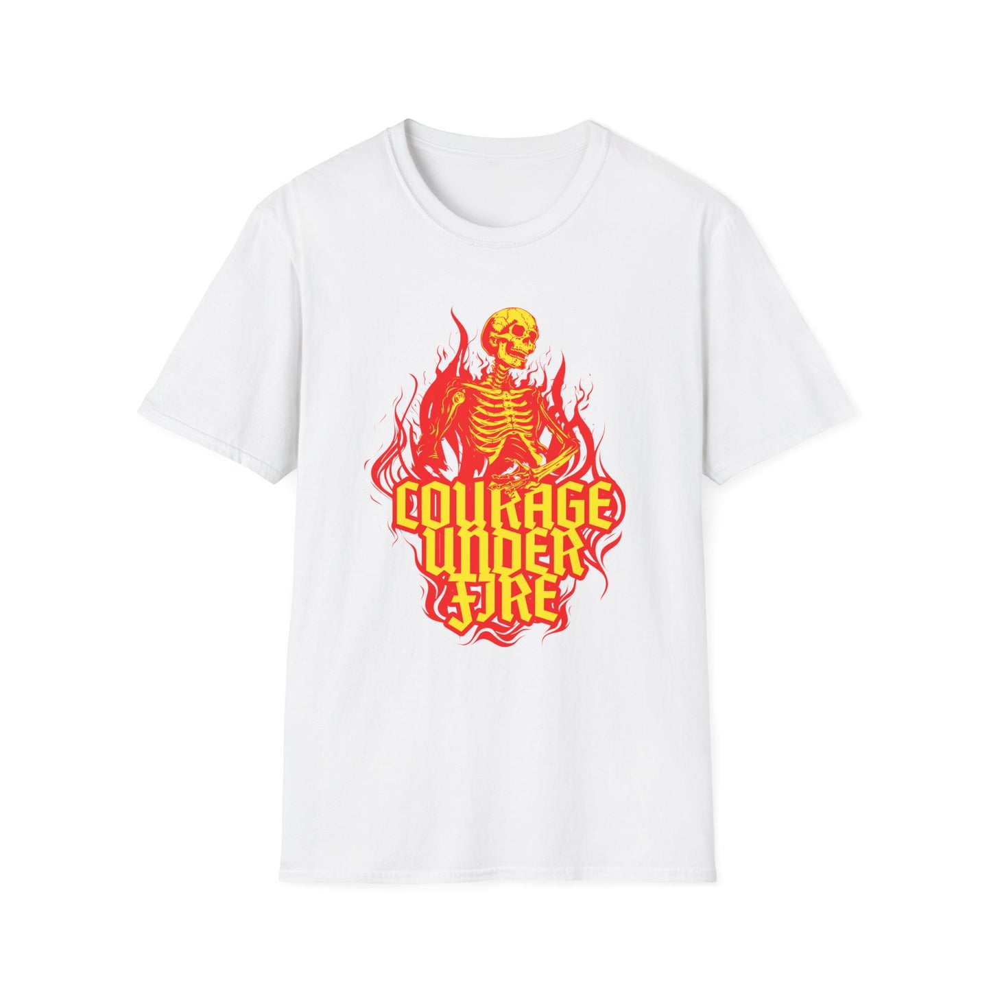 Courage Under Fire Skeleton - T-Shirt - Blount Custom Creations