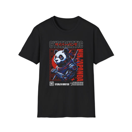 Cybernetic Ninja Panda Stealth Master - T-Shirt - Blount Custom Creations